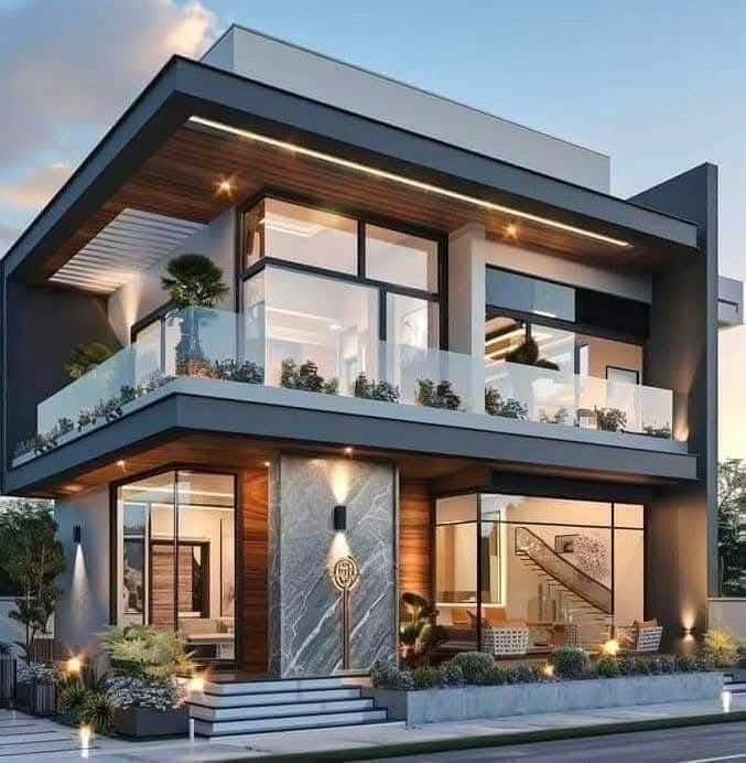 New residential neighborhood with well-maintained landscaping